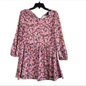 Sanctuary Girls 16 Lavender Multi Floral Dress Long Sleeves Easter Sunday